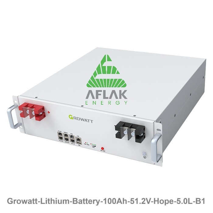 باتری لیتیوم 5 کیلووات ساعت برند Growatt مدل Hope 5.0L-B1